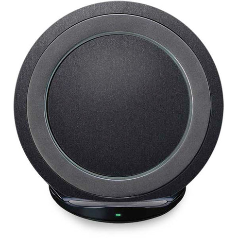 Specialty Vinyl Brushed Steel Texture Fast Charge Wireless Charging Stand Skin